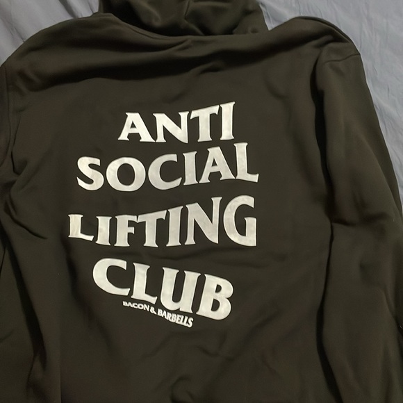 Anti Social Lifting Club hoodie, XXL - Picture 2 of 3